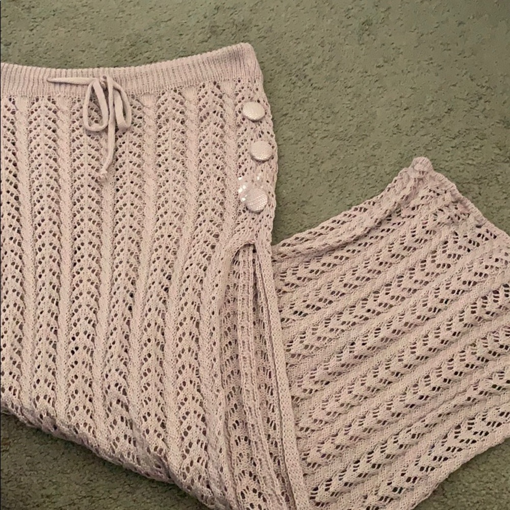 Bathing suit cover up (knit skirt)